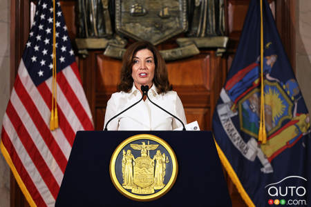 La gouverneure de l’État de New York, Kathy Hochul