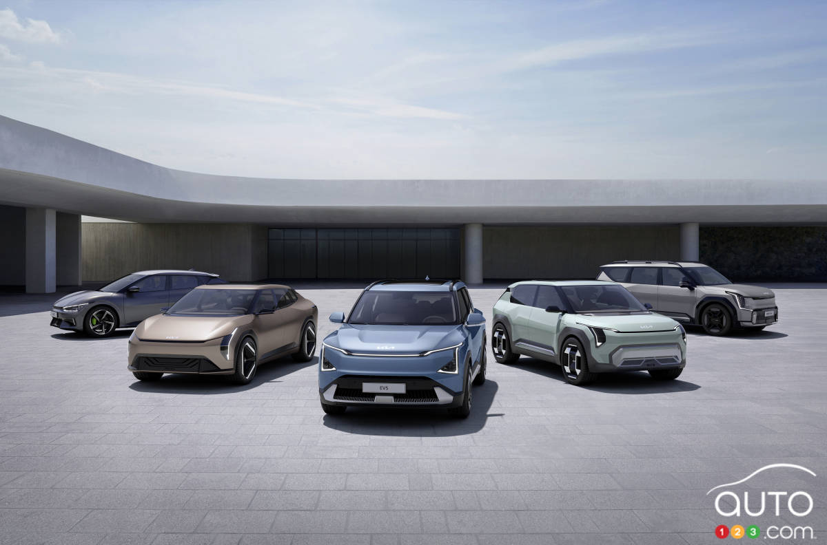 Les modèles montrés lors du Kia EV Day 2023