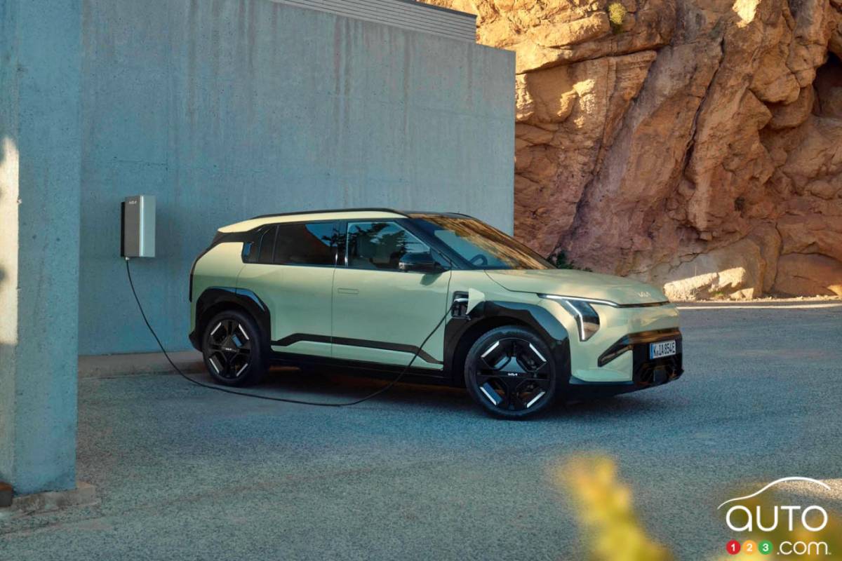 Le Kia EV3 2026, au chargement