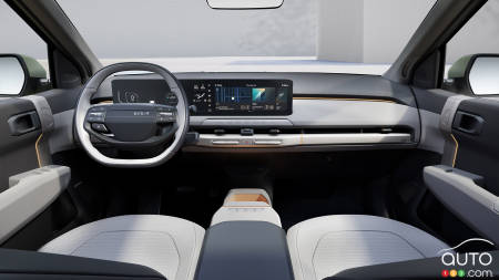 Le Kia EV3 2026, intérieur