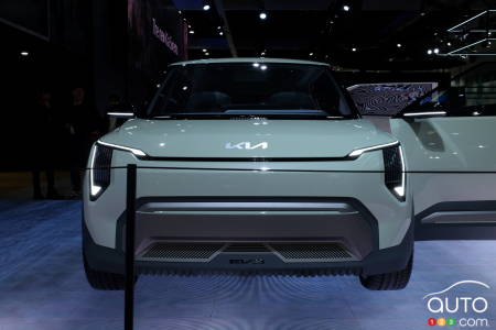 The Kia EV3 concept, front