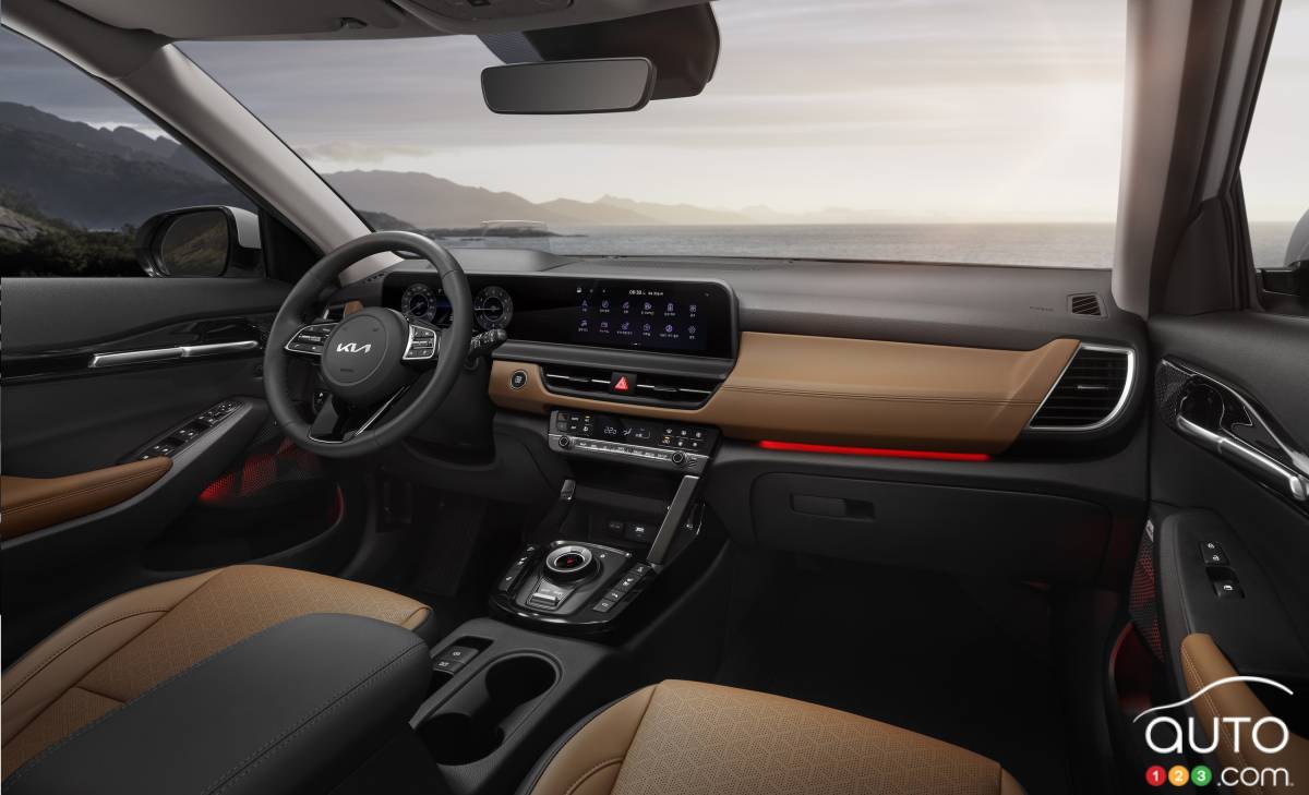 Kia Seltos 2023 (Corée du Sud), intérieur, img. 2
