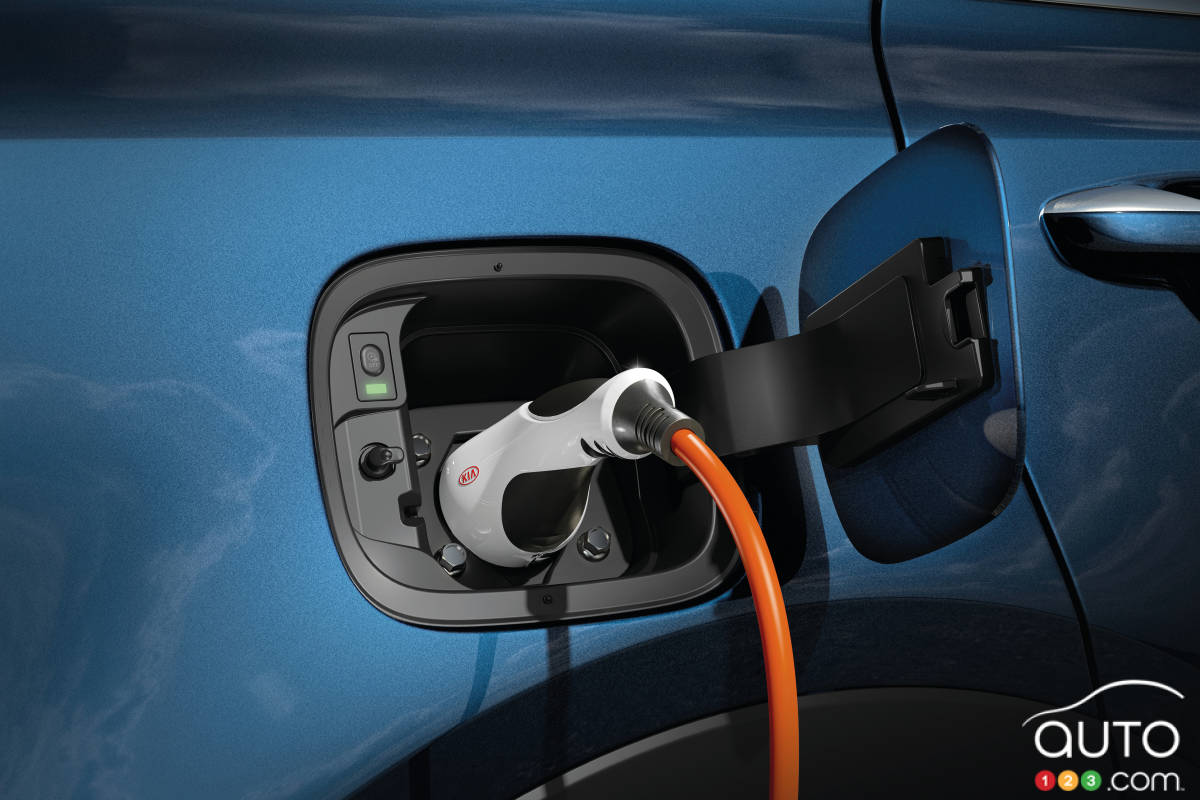 Kia Sorento PHEV, port de chargement