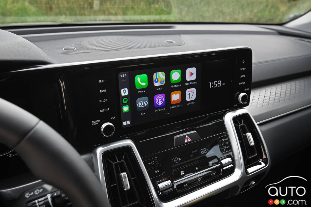 Kia Sorento SX 2021, tableau de bord