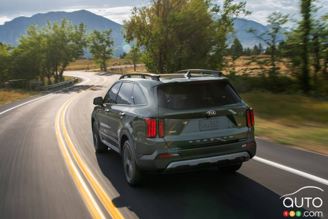 2021 Kia Sorento X-Line, rear