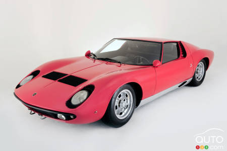 Lamborghini Miura 1966, trois quarts devant