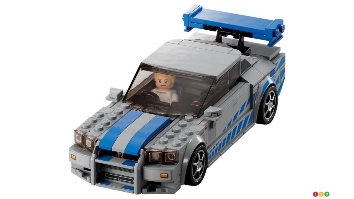La Nissan Skyline GTR de Lego - Trois quarts avant