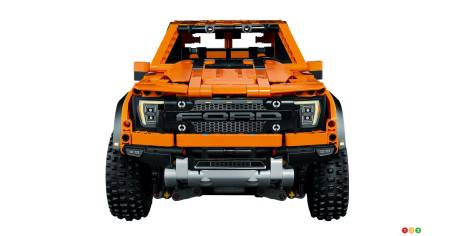 Lego's 2021 Ford F-150 Raptor, front