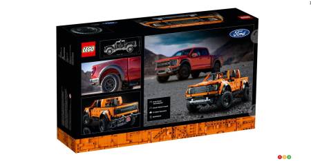 Lego's 2021 Ford F-150 Raptor, boxed