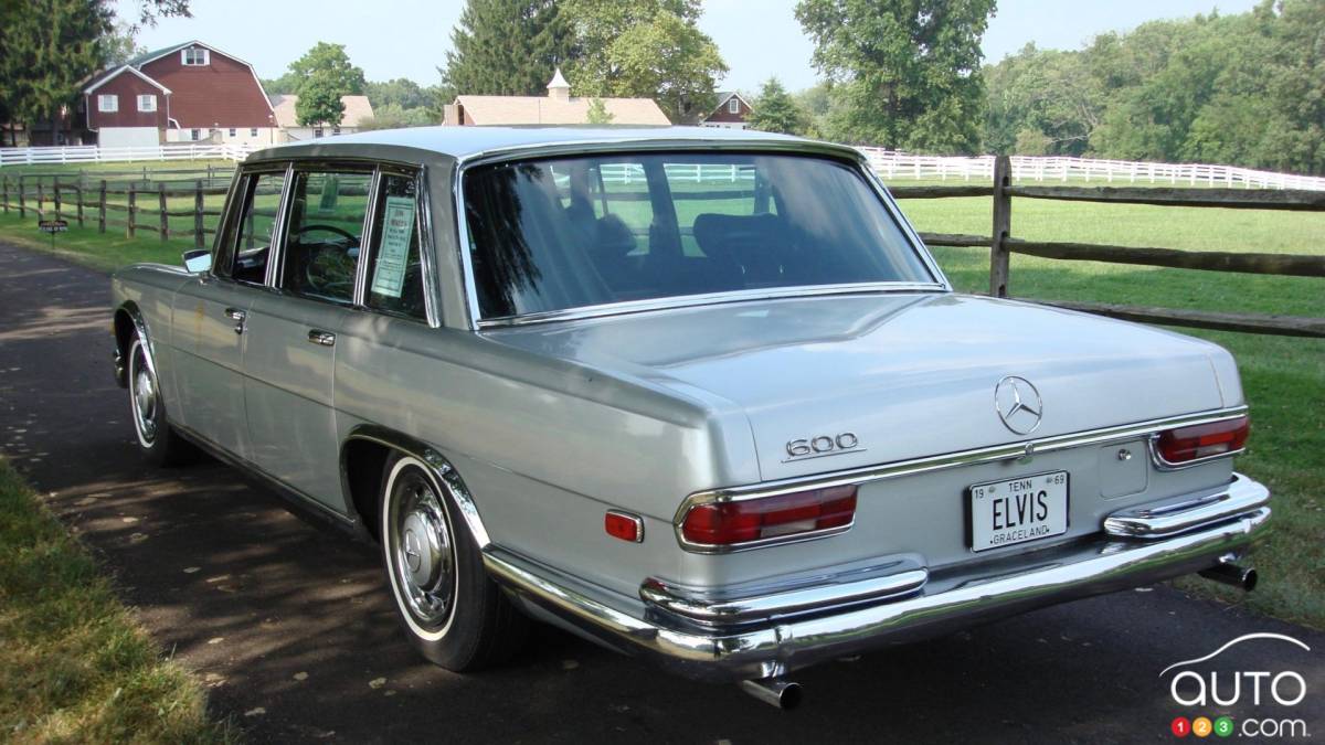 Mercedes-Benz 600 1969, trois quarts arrière