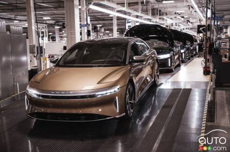 Lucid Motors' assembly plant