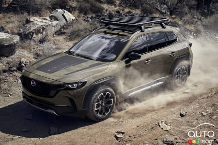 2023 Mazda CX-50, from above