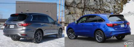 Comparison: 2019 Acura MDX vs 2019 INFINITI QX60 | Car ...