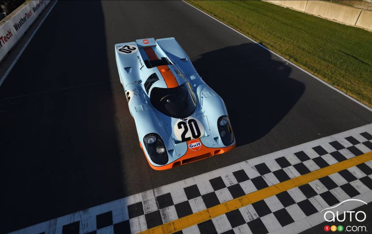 La Porsche 917k 1969, de haut