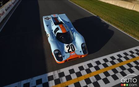 The 1969 Porsche 917k, from above