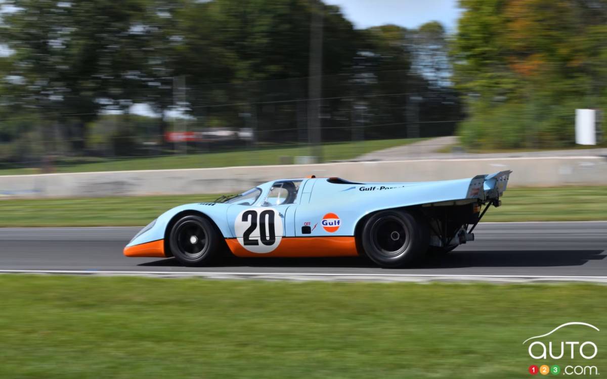 La Porsche 917k 1969, de profil