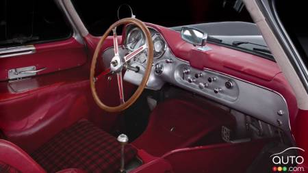 The Mercedes-Benz 300 SLR Uhlenhaut coupé, interior