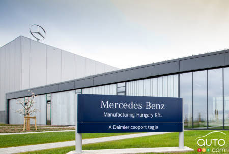 Mercedes-Benz' assembly plant in Kecskemét, Hungary