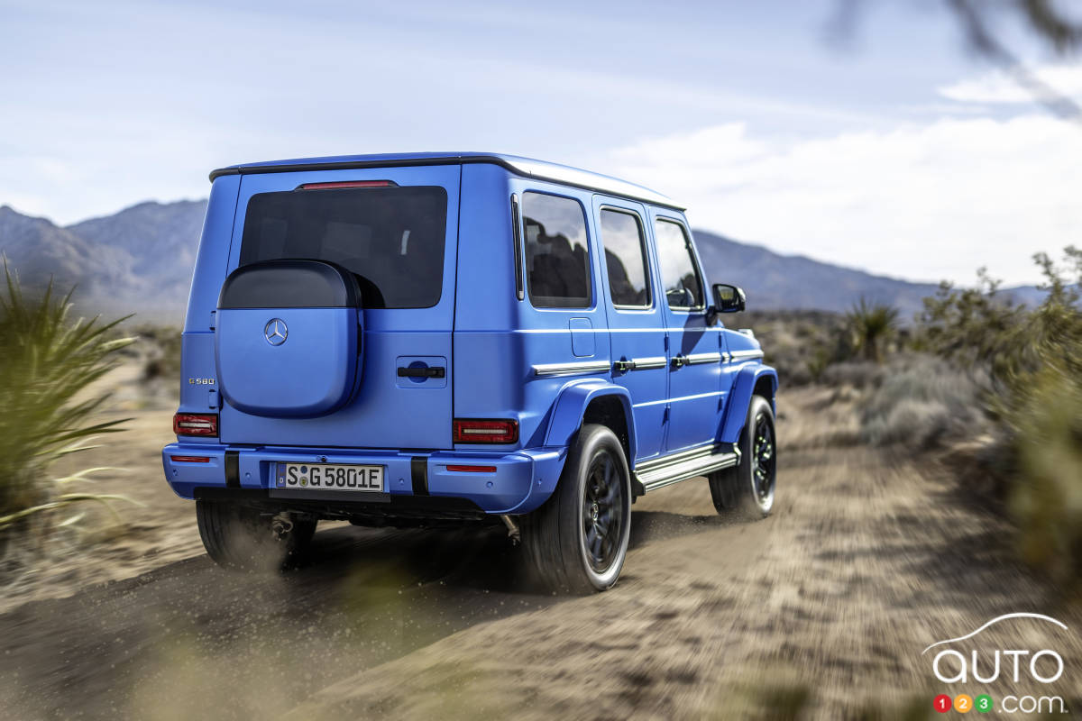 Le Mercedes-Benz G 580 2025, arrière