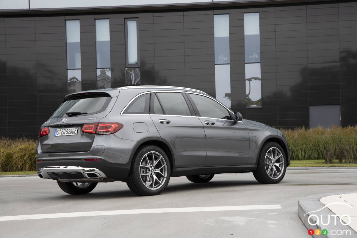 Mercedes-Benz GLC 350e 4MATIC, trois quarts arrière