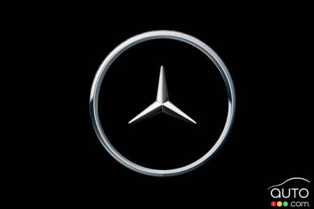 Mercedes-Benz's temporary logo