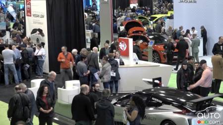 Le Salon du véhicule électrique de Montréal de 2019, ouvert au publique
