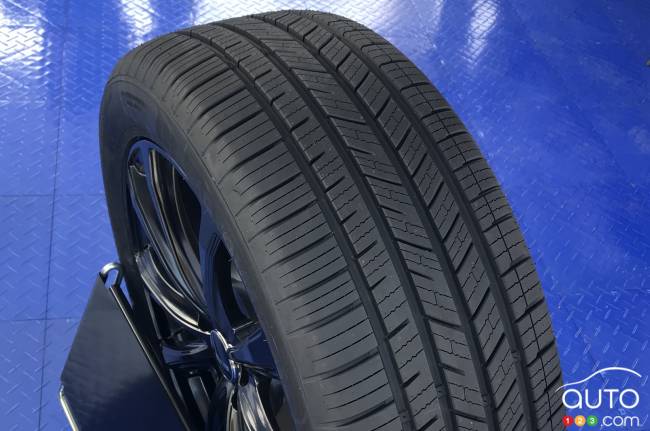 The Motomaster Edge II tire