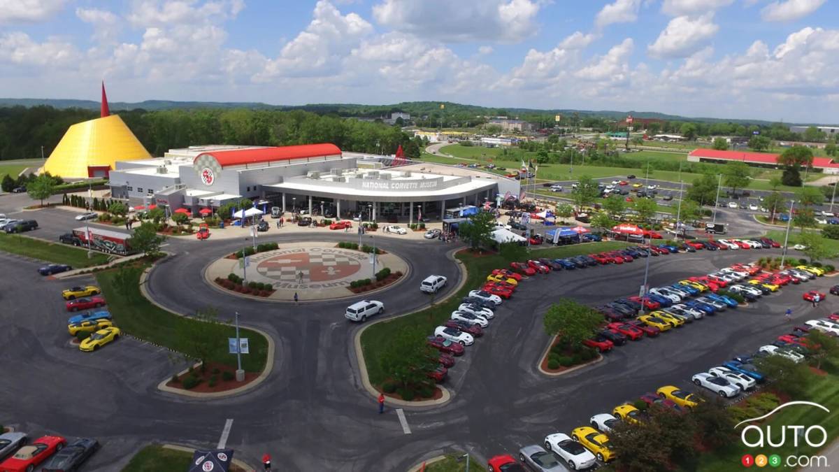 Le musée Corvette, à Bowling Green au Kentucky