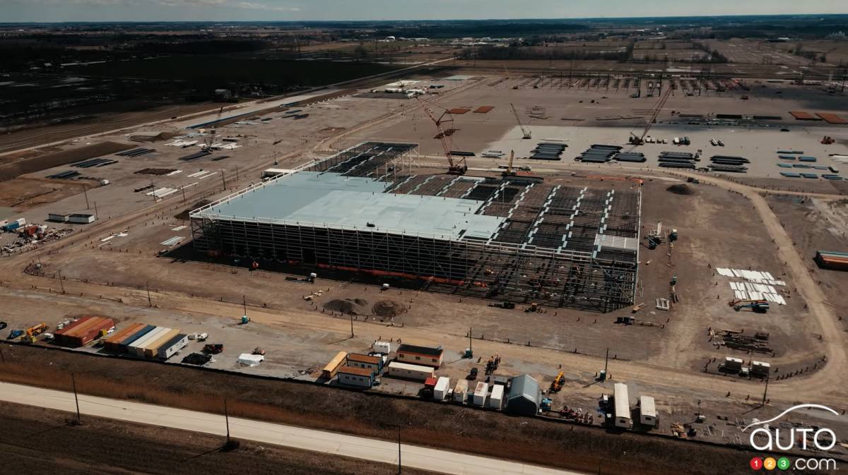 The Nextstar EV battery plant in Windsor, Ontario