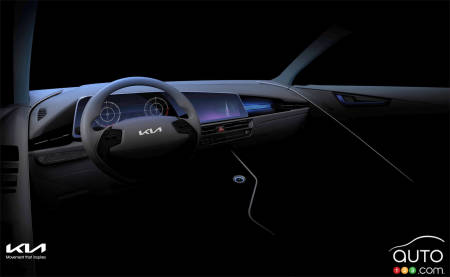 Le prochain Kia Niro, volant, tableau de bord