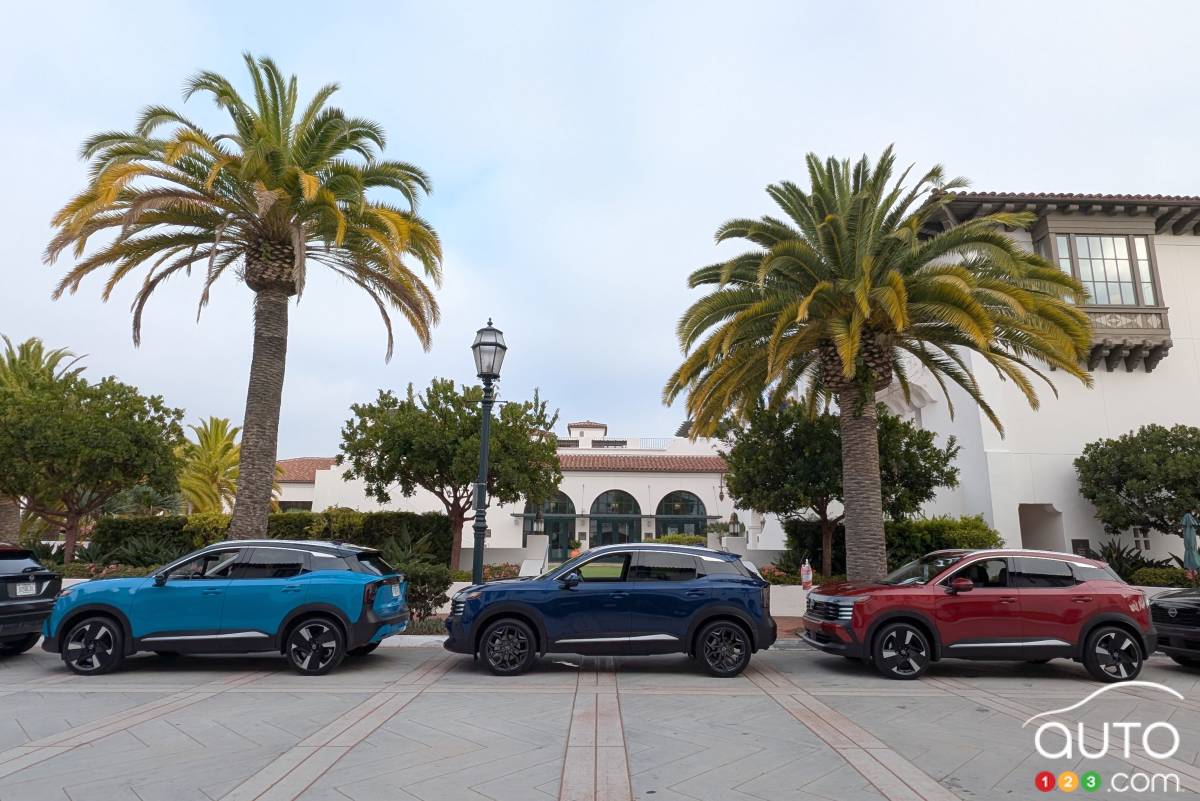 Les Nissan Kicks 2025, tôt le matin