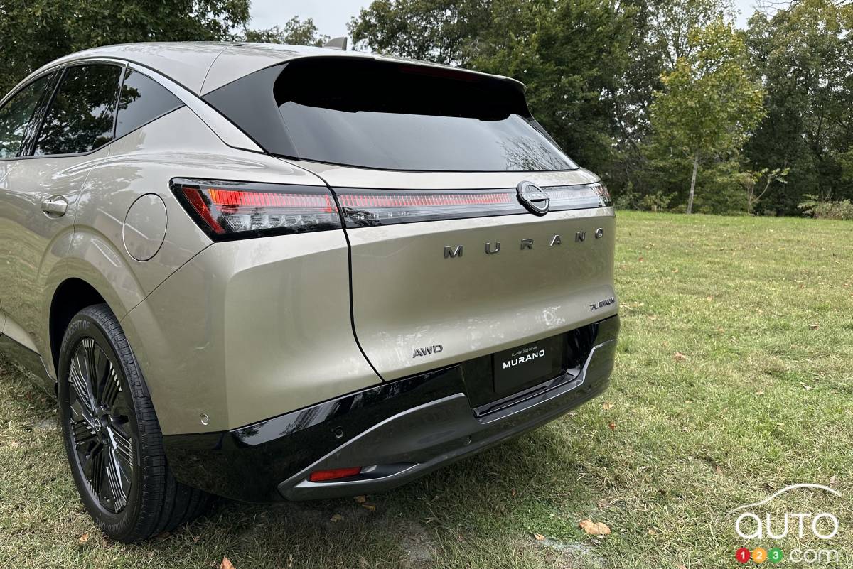 Nissan Murano 2025, feux, hayon