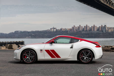 Nissan 370Z, édition 50e anniversaire, profil