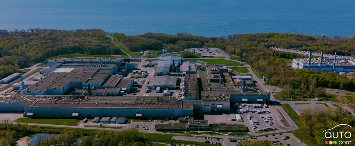 L'usine de Novelis à Oswego, dans l'état de New York