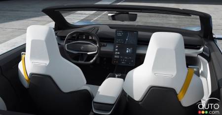 Prototype Polestar O2, intérieur