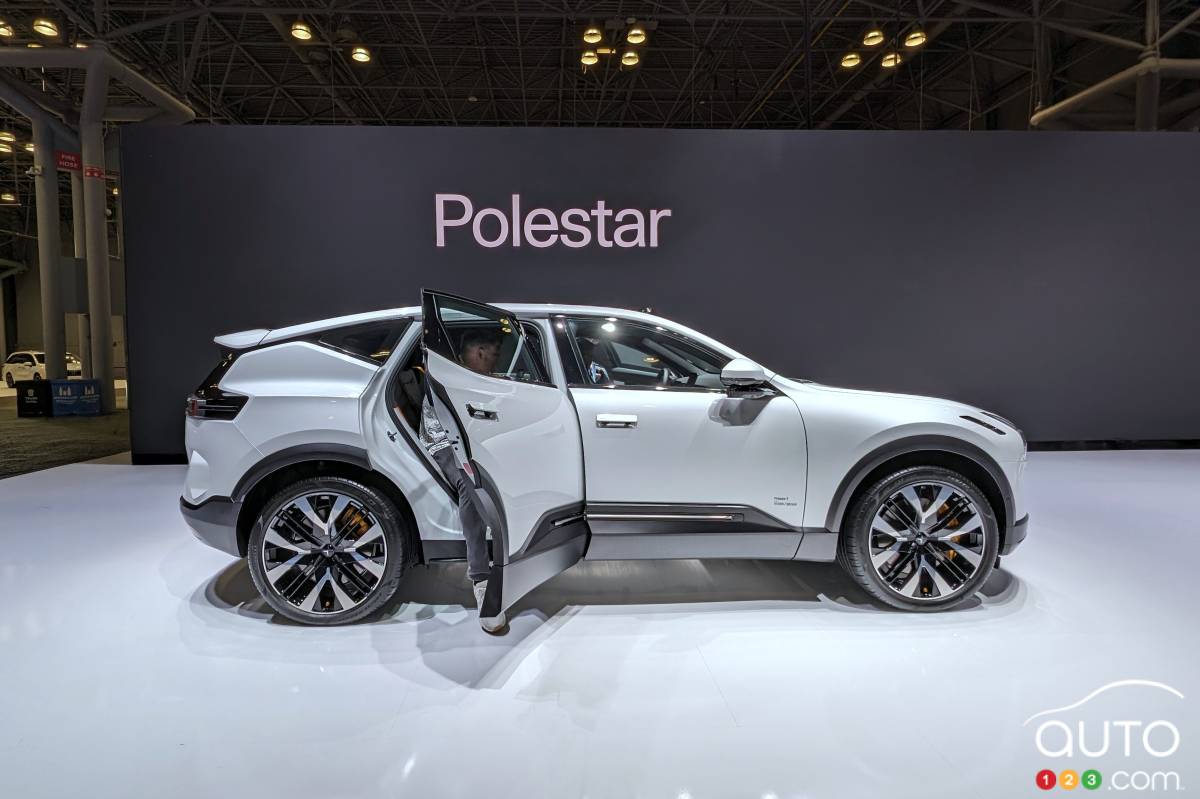 Le Polestar 3, de profil