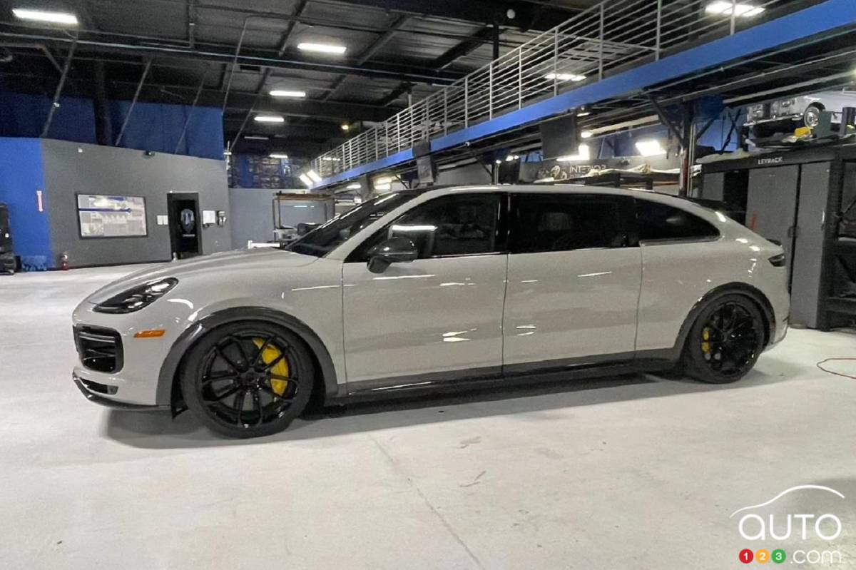 The modified Porsche Cayenne