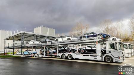 Porsche assembles all of its vehicles sold in the American market in Europe, making it very vulnerable to tariffs.