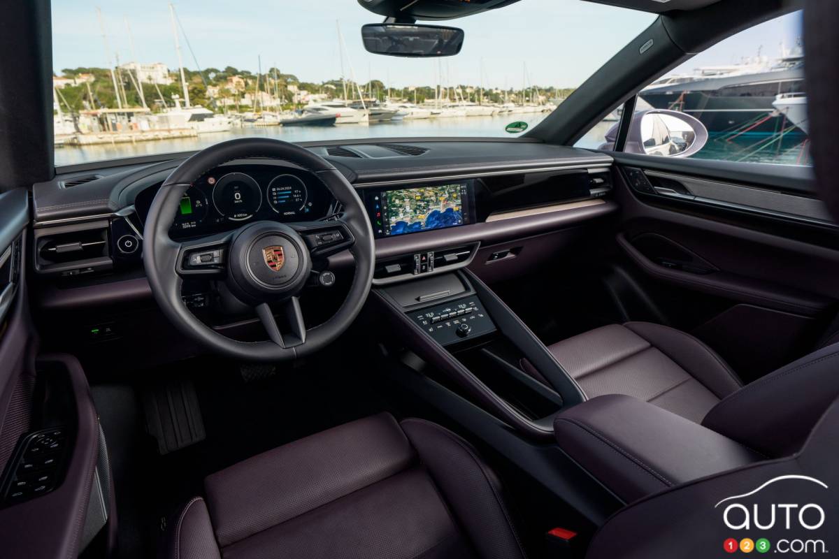 L'intérieur du Porsche Macan EV 2025