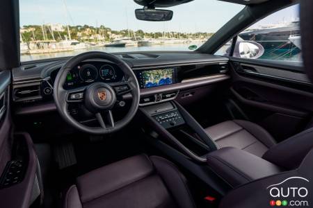 Interior of 2025 Porsche Macan EV