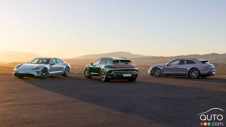 The new 2025 Taycan range from Porsche