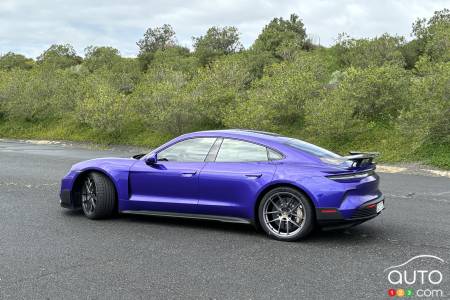 The 2025 Porsche Taycan Turbo GT is absolutely insane