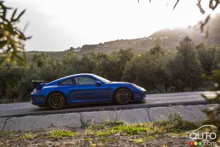 Porsche 911 GT3 2018, profil