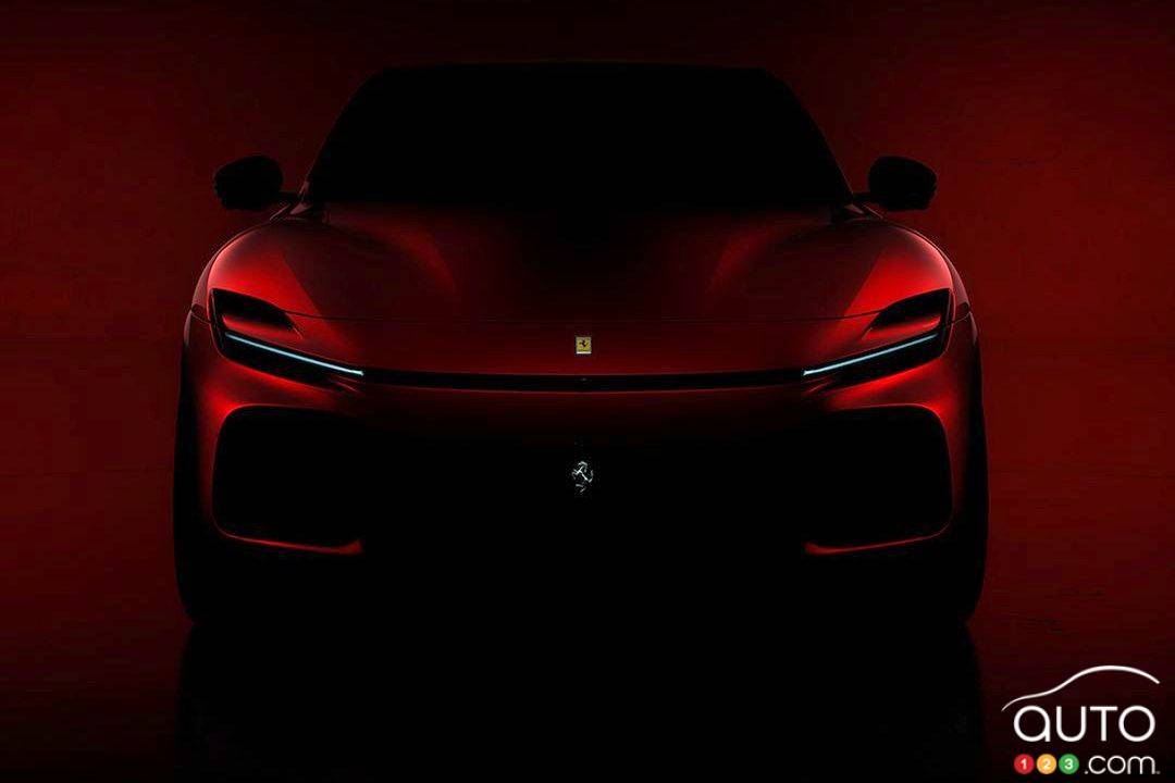 La première image officielle du Ferrari Purosangue