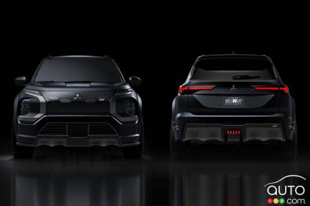 Mitsubishi Vision Ralliart Concept, front and rear