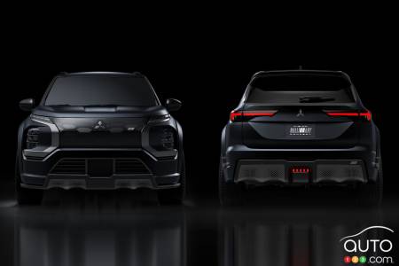 Mitsubishi Vision Ralliart Concept, avant et arrière