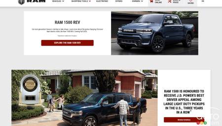 Ram Canada website