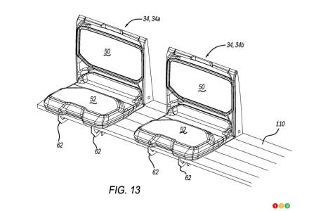 Stellantis's patent application, fig. 3