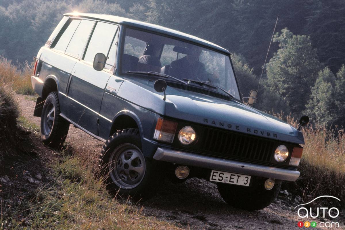 Land Rover Range Rover 1970, en descente