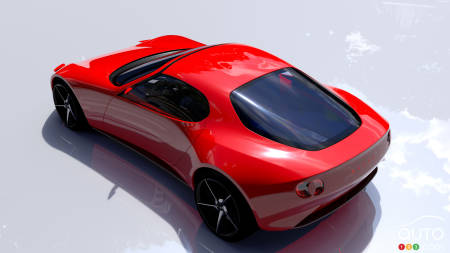 Mazda Iconic SP concept, from above